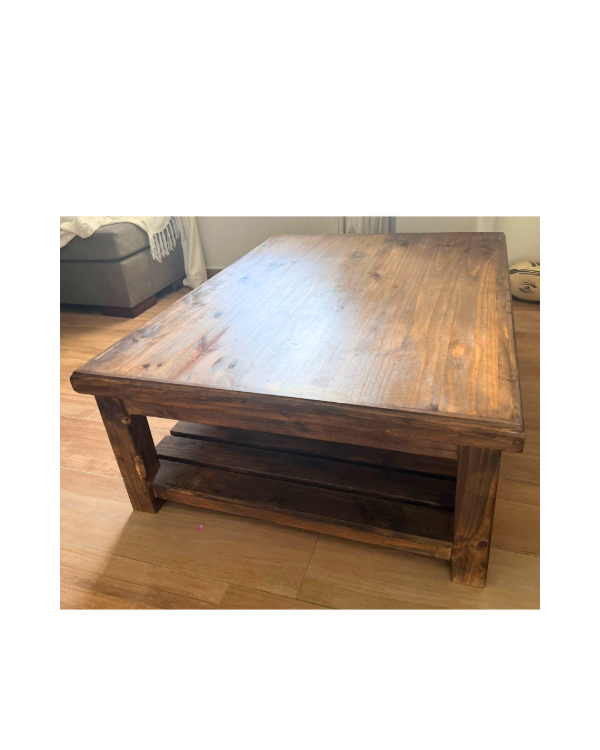 Producto - Mesa ratona de madera de pino / 42x90x12