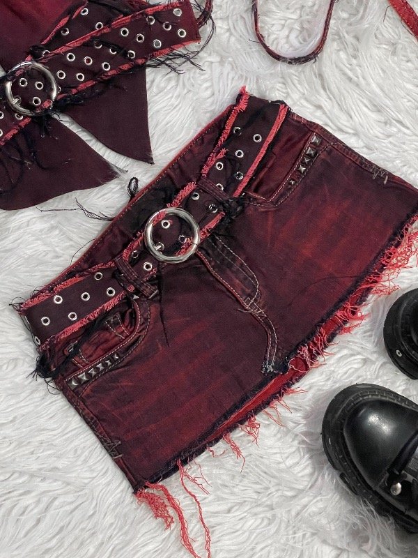 Producto - Mini Skirt - Red