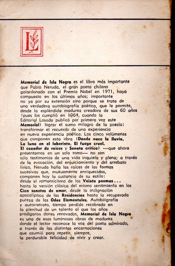 Producto - Pablo Neruda - Memorial de Isla Negra - 1