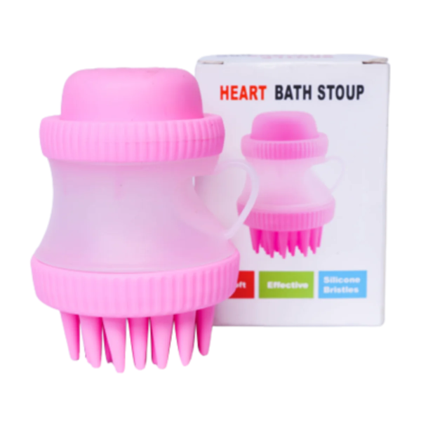 Producto - Cepillo de Baño para Mascotas con Dispensador de Shampoo