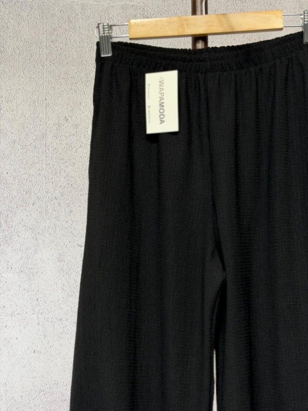Producto - PANTALON BAGGY NEGRO HAWAII CON ELASTICO - 1
