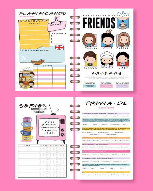 Producto - AGENDA FRIENDS - semana a la vista - 5