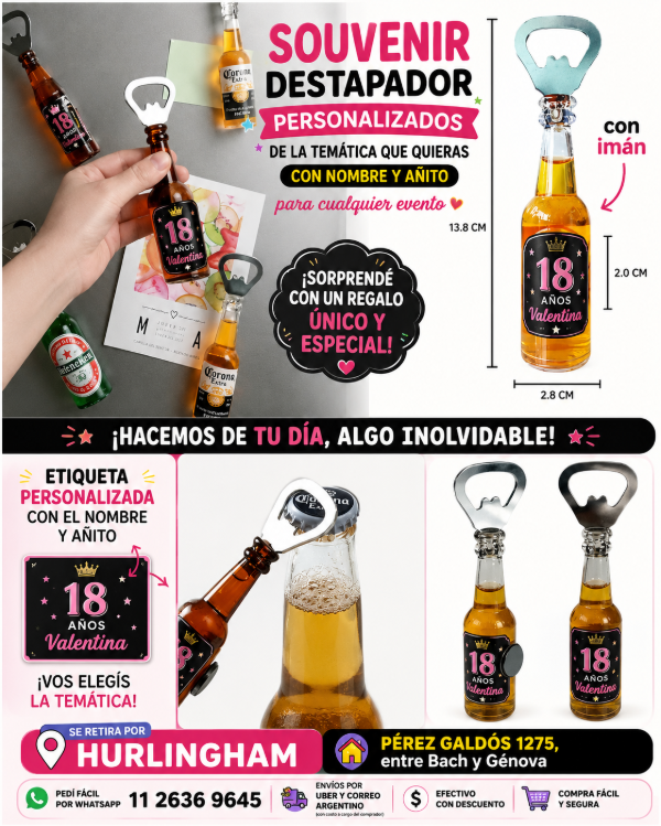 Producto - Souvenir personalizado botella