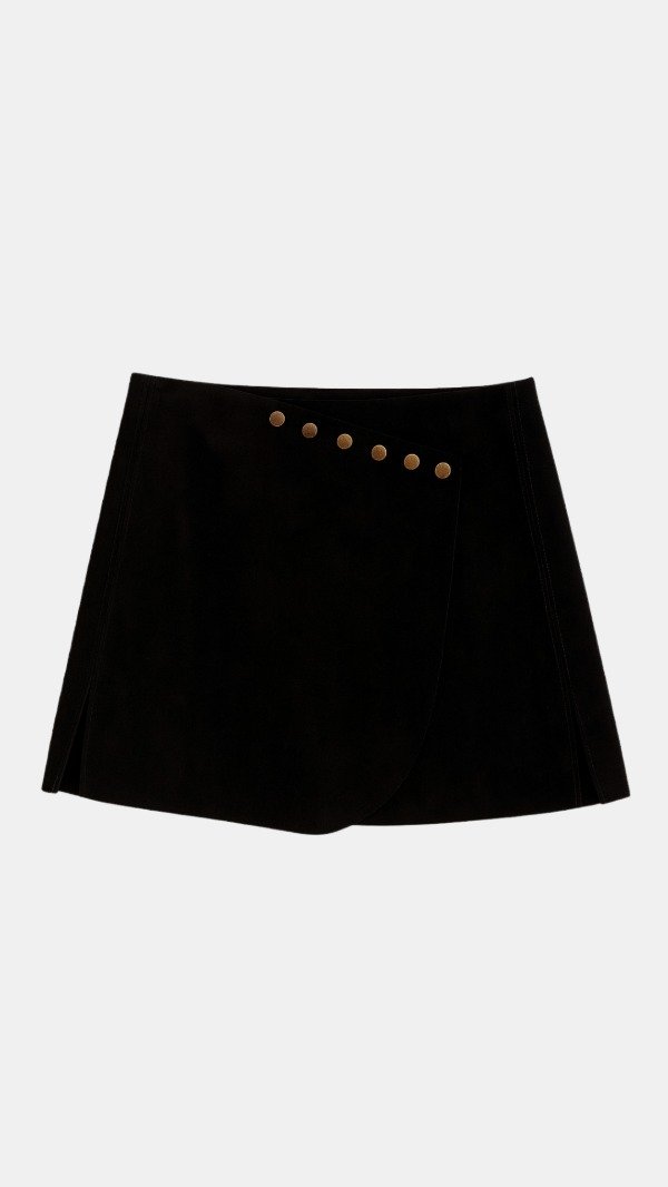 Producto - Pollera Cuero Gamuza Colonia