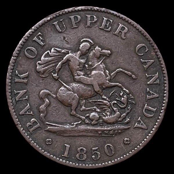 Producto - Upper Canada. 1850. Half Penny