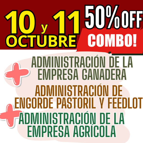 Producto - COMBO 3 CURSOS: Admin Ganadera + Engorde Pastoril y Feedlot + Admin Agrícola - 0