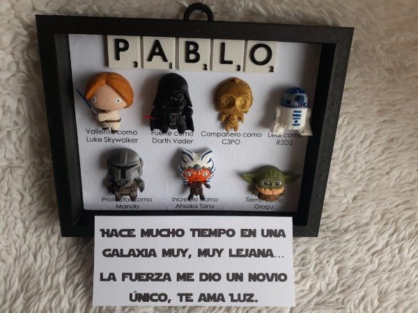 Producto - Cuadro siete figuras - Star Wars