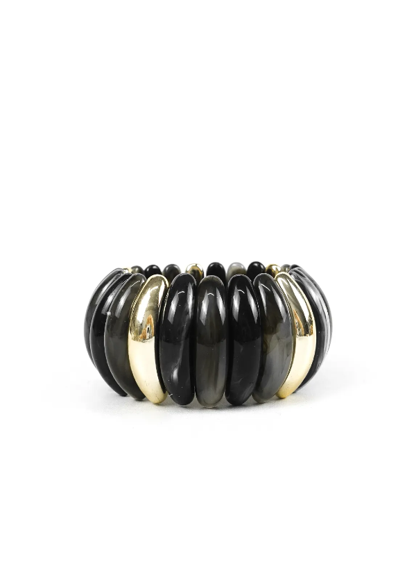 Producto - Pulsera Resina elastizada Negro