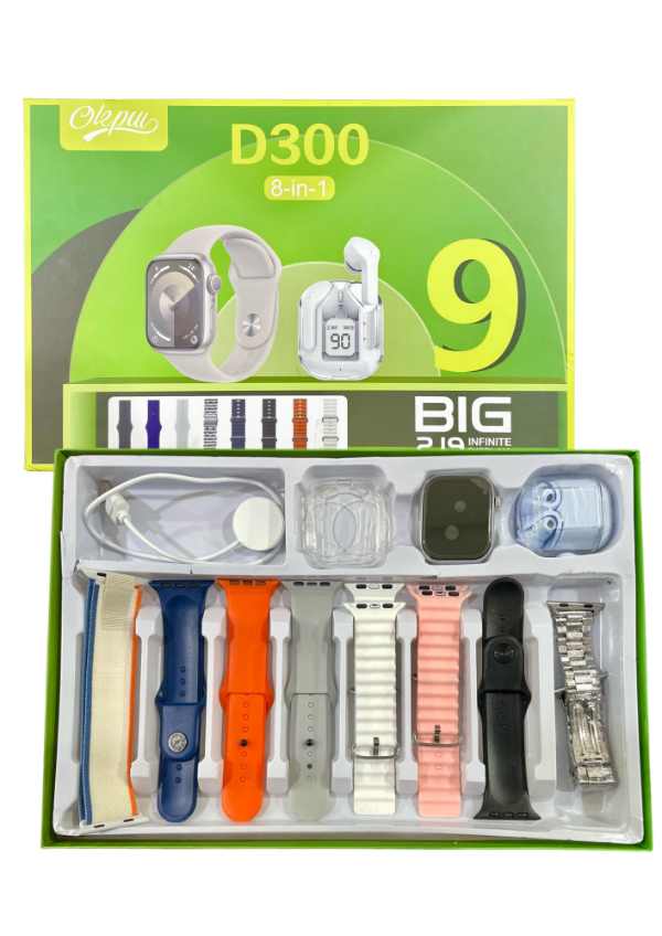 Producto - RELOJ INTELIGENTE SMARTWATCH (8 in 1) D300