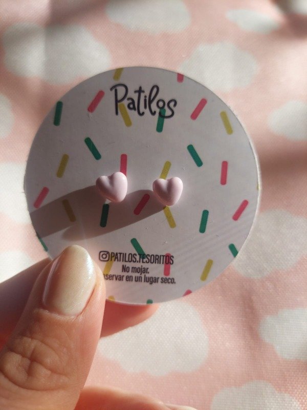 Producto - Corazon Rosa pastel mini