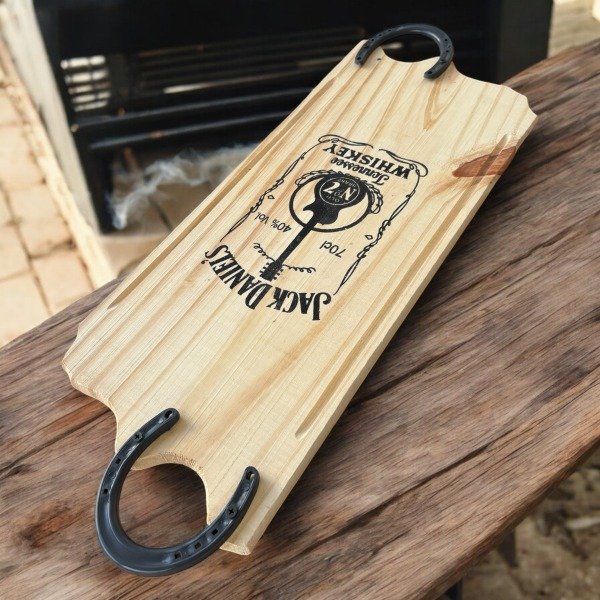Producto - TABLA DE ASADO GRANDE CON HERRADURA 60X30 CM