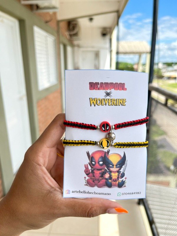 Producto - Dúo de pulseras - Deadpool y Wolverine