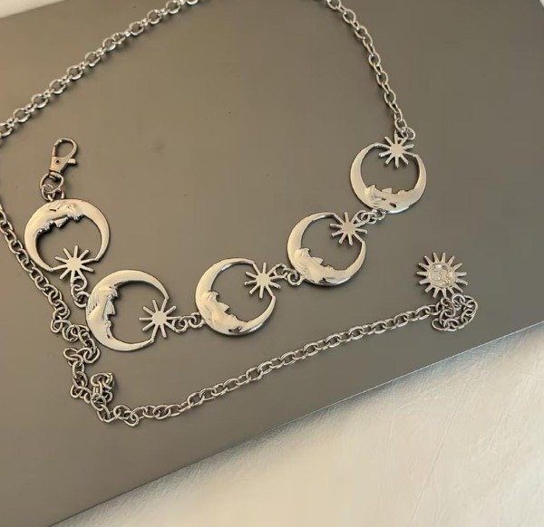 Producto - Cinto Chains Lunas Y2K - 6