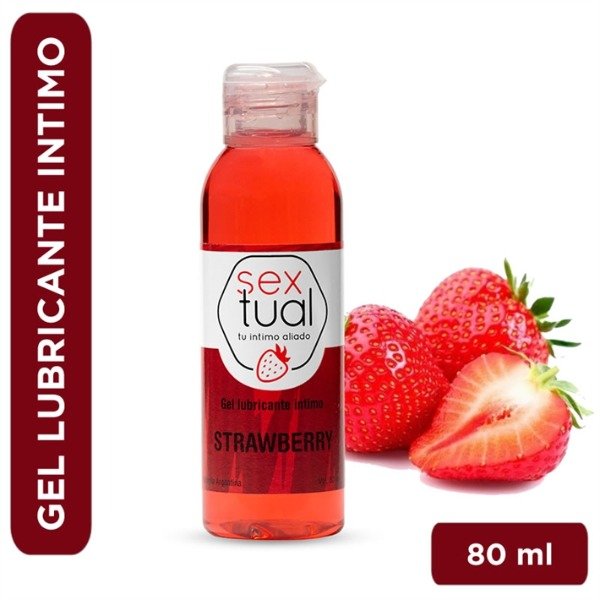 Producto - Gel estimulante sabor frutilla 80 ml