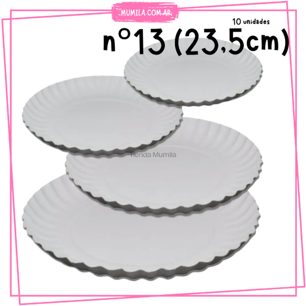Producto - Bandejas carton tarta n13 x10u