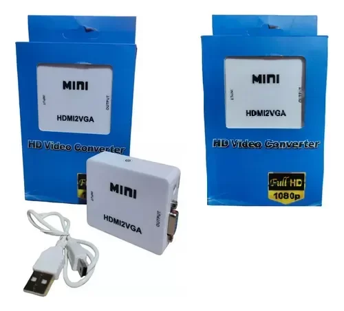 Producto - Adaptador HDMI a VGA Audio Jack 3.5MM