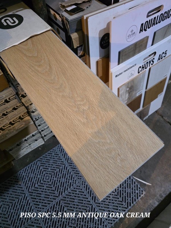 Producto - PISO SPC 5.5 MM CREAM 2.65m2