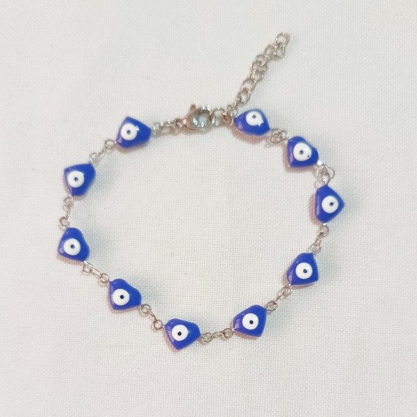 Producto - Pulseras corazón ojo turco