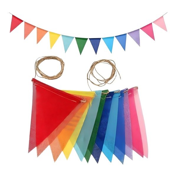 Producto - Banderin Arpillera Multicolor