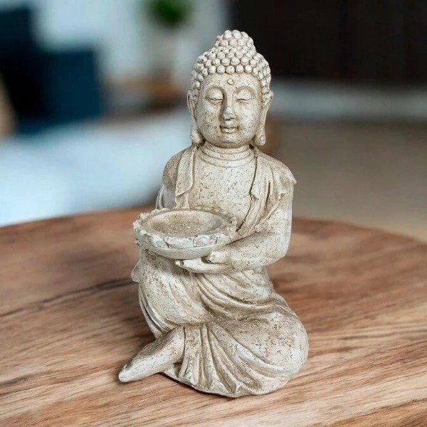 Producto - Buda CON PLATO portavela