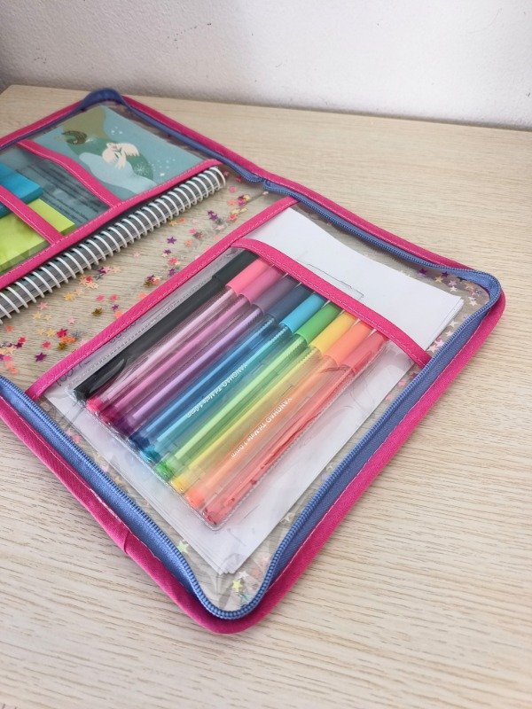 Producto - Organizador A5 Cristal Fucsia - 2