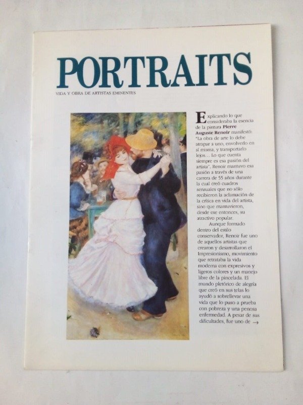 Producto - Portraits Vida y obra de artistas eminentes Renoir - Americana 1993