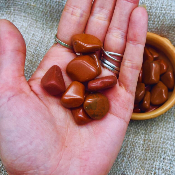 Producto - Rolada de Jaspe rojo (unidad)