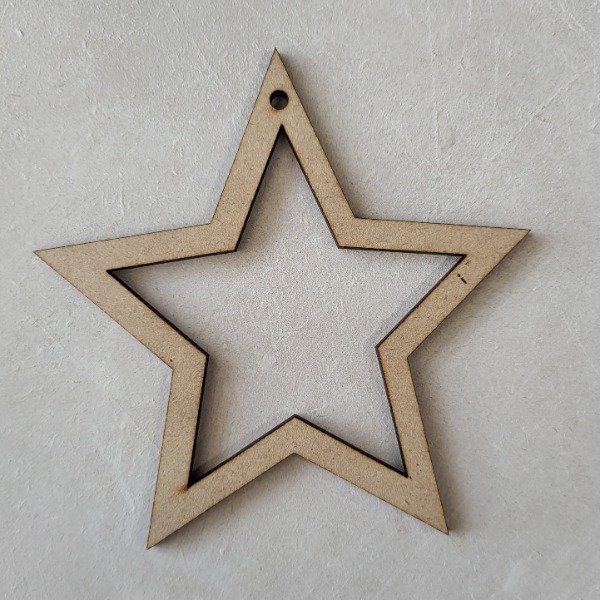 Producto - Estrella marco 10 CM para colgar x unidad