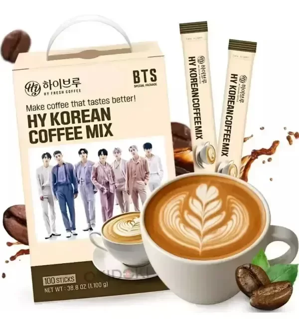 Producto - Café instantáneo stick Hy korean Coffee mix BTS