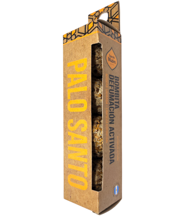 Producto - BOMBITA DEFUMACIÓN  SAGRADA MADRE - CAJA - PALO SANTO - 4u