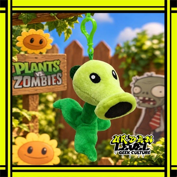 Producto - Llavero Peluche Lanzaguisantes - Plants vs. Zombies