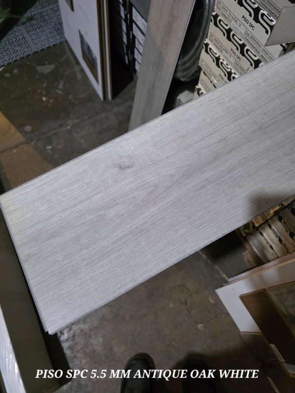 Producto - PISO SPC 5.5 MM WHITE 2.65m2