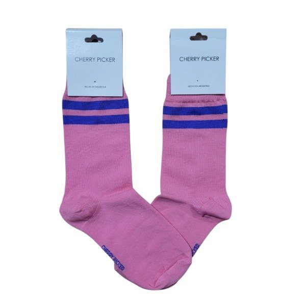 Producto - Rosa con rayas violetas
