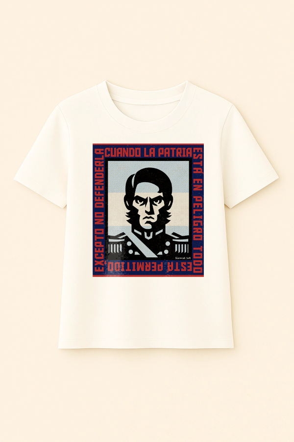 Producto - San Martín Brutalista (Blanca Clásica Mujer Frontal)