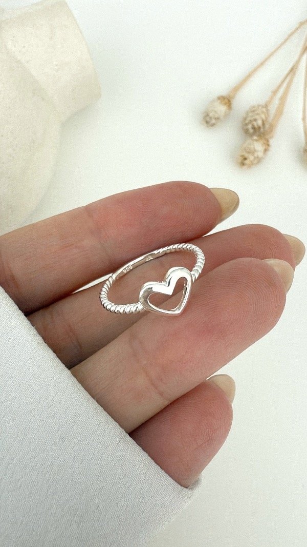 Producto - Anillo cont cora liso y torz 17mm P925