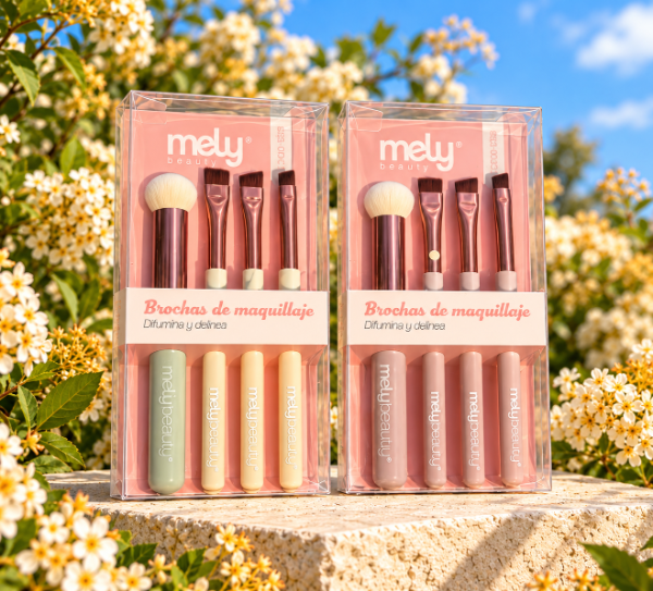 Producto - KIT X4 BROCHAS DE MAQUILLAJE MELY - 0