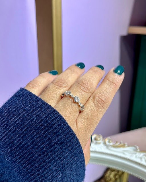 Producto - ANILLO TRES CORAZONES SILVER