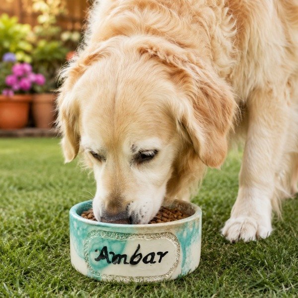 Producto - Plato cerámico para perro mediano / grande - 0