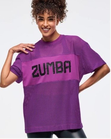 Producto - Zumba Libre Boxy Mesh Top