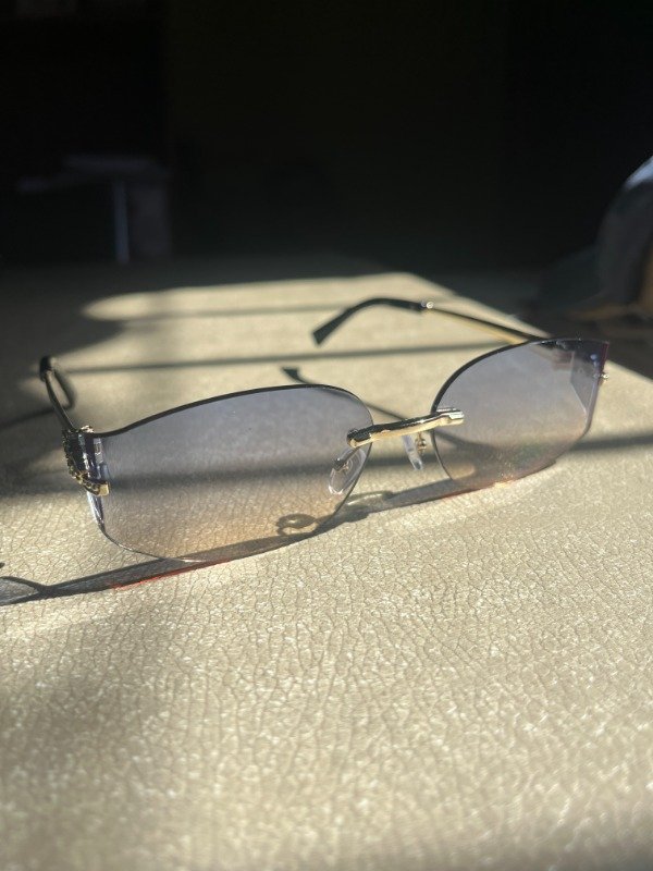 Producto - Lentes Sin marco Importados Celeste Degrade