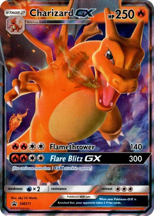 Producto - Charizard GX - SM211 - Promo Sun and Moon