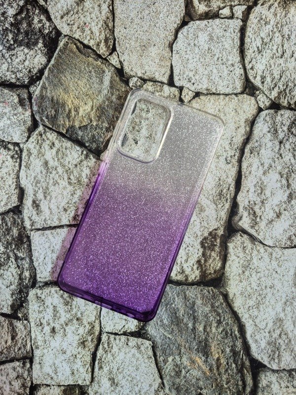 Producto - Funda tpu brillo degradé Samsung A52 violeta