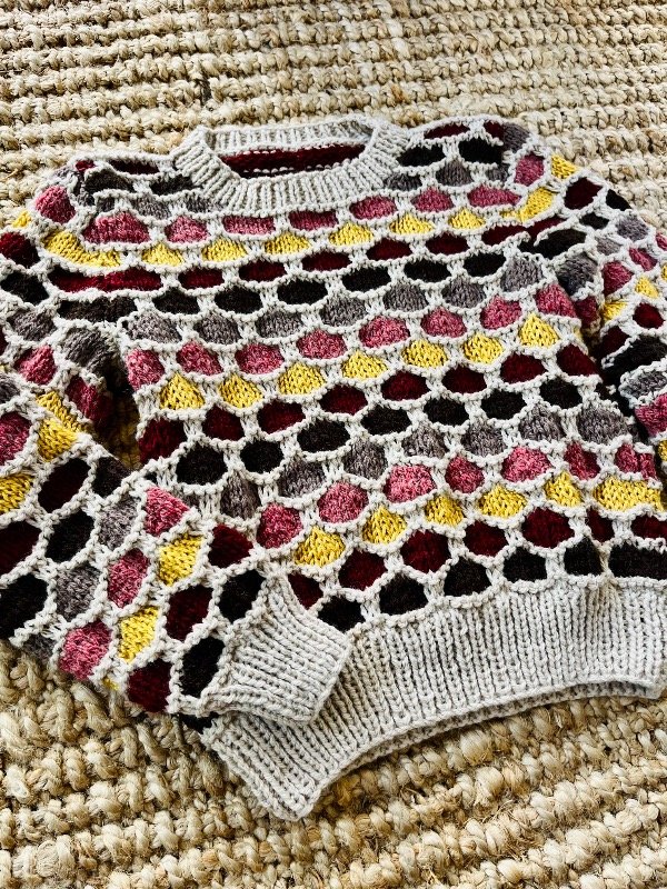 Producto - Sweater panal Base Natural 2 - 2