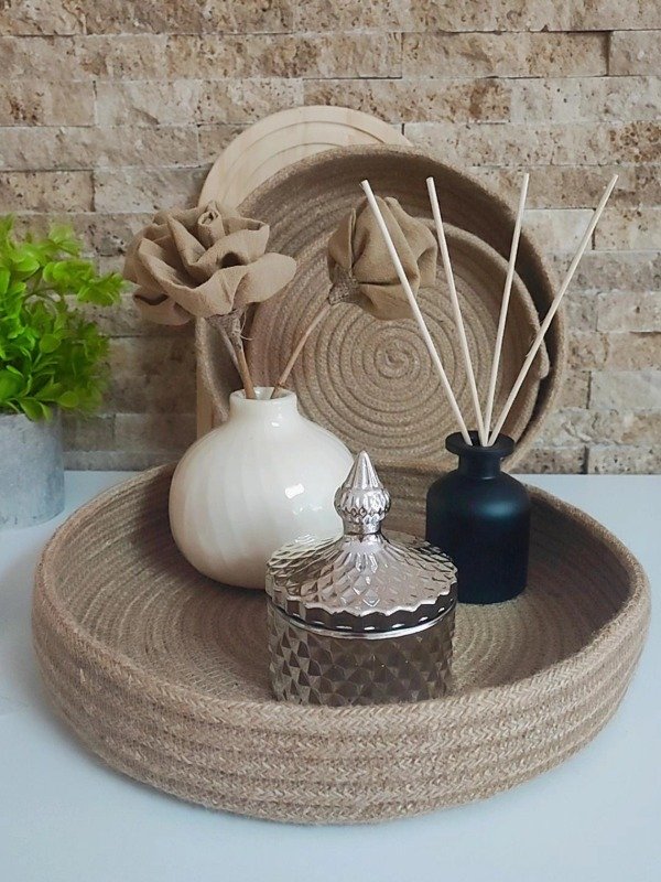 Producto - Bandeja grande yute 31cm x 5cm