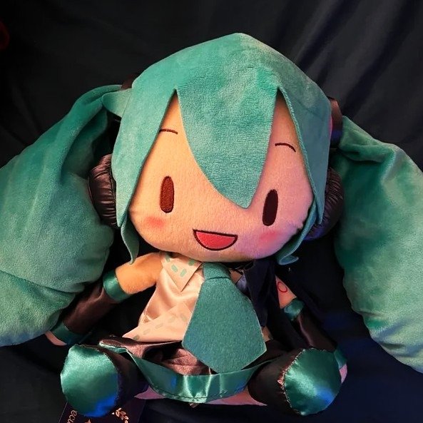 Producto - Miku Hatsune peluche 26cm celeste