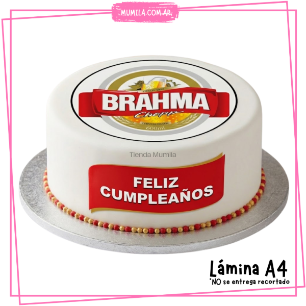 Producto - Lamina comestible Brahma EN STOCK