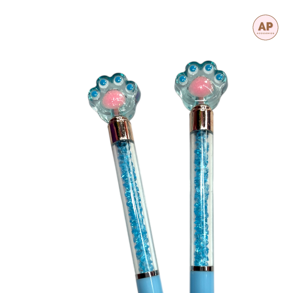 Producto - LAPICERA MANO DE GATITO CON PIEDRITAS