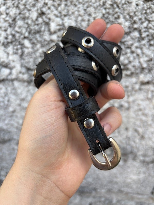 Producto - mini cinto tachas y argollas