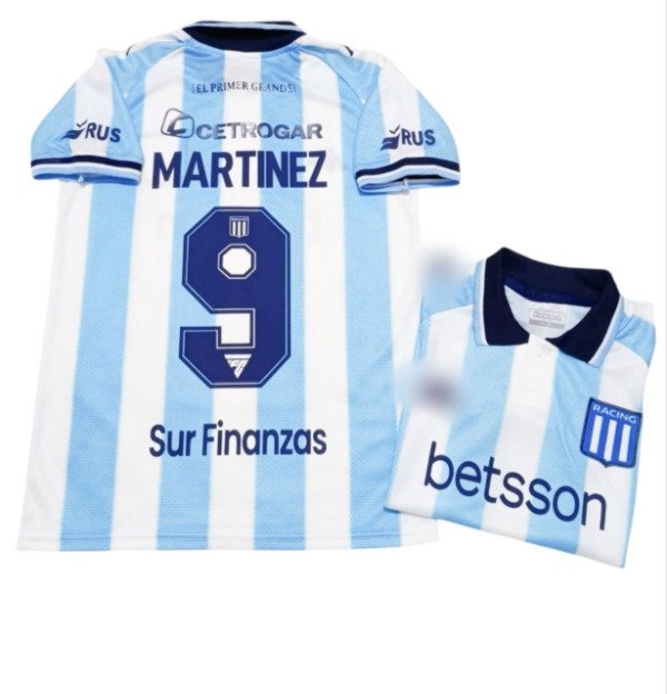 Producto - Camiseta Racing titular Martinez niño