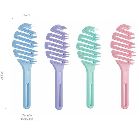 Producto - EUROSTIL CEPILLO FLEXIBLE SPRING BRUSH REF 50162